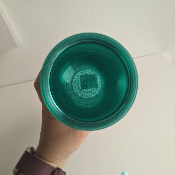NWT Starbucks Green Bubble Ombre Tumbler - Picture 7 of 11